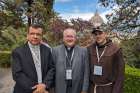 Canadian Delegates Fr. Fabio De Souza, Fr. Pierre Ducharme and Fr. Daniel Ouellet at the Parish Priests for the Synod International Meeting in Rome From April 28 to May 2.