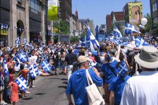 St. Jean Baptiste day celebration in Montreal, 2006.