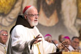 The Archdiocese of Boston announced Aug. 15 Cardinal Sean P. O&#039;Malley will not attend the World Meeting of Families in Dublin Aug. 21-26. Cardinal O&#039;Malley is pictured in a 2014 photo.