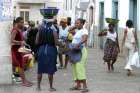 Women are seen near a market in Praia, Cape Verde, in this 2004 file photo. The African nation of half a million people has 7,500 confirmed cases of the Zika virus, but health officials suspect more cases are unreported.