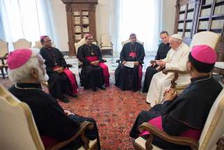 Pope Francis met the bishops of Pakistan March 15 during the bishops&#039; &quot;ad limina&quot; visits to the Vatican. Afterward, Archbishop Joseph Arshad of Islamabad-Rawalpindi told Vatican News the bishops hope that somehow Pope Francis could visit their nation.