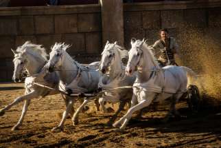 Jack Huston stars in a scene from the movie &quot; Ben-Hur.&quot; The film is one of the winners of the 2016 Catholics in Media Awards, presented annually by Catholics in Media Associates