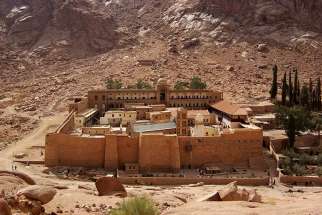 Gunmen opened fire at a police check point near Egypt&#039;s historic St. Catherine&#039;s Monastery April 18.