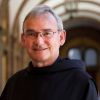 Benedictine Father Jeremy Driscoll is a professor at Rome&#039;s Pontifical Athenaeum of San Anselmo and the author of &quot;What Happens at Mass.&quot; He said liturgy is a legitimate subject for debate because it remains a work in progress. He is pictured at St. Anse lm Monastery in Rome June 7.