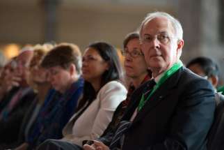 Supreme Knight Carl Anderson of the Knights of Columbus attends the opening ceremonies of the 2015 World Meeting of Families Sept. 22 in Philadelphia.