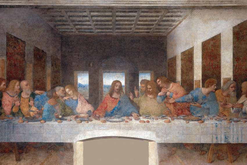 Leonardo da Vinci’s The Last Supper. 