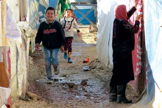 Muslim Syrians are living in squalid conditions in a non-UNHCR refugee camp in Lebanon that is supported by a Melkite Catholic community.