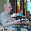 Jack Scriven leads the rosary group at Toronto’s Providence Healthcare.