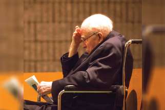 Jesuit Father Michael Lapierre will turn 100 May 2, and is taking it all in stride.