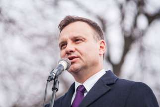 A photo of Polish president Andrzej Duda from March 2015. Duda wrote to Catholic and Anglican church leaders asking them to help protect Polish migrants in the midst of rising xenophobic activities in the U.K.