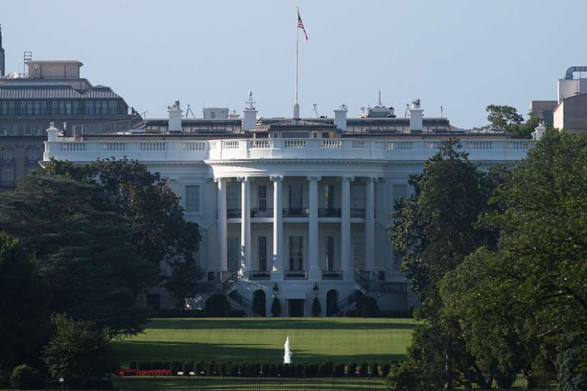 The White House is seen in Washington.