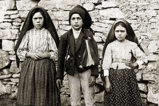 Pope Francis has approved the second and last miracle needed to canonize Blessed Jacinta, right, and Francisco Marto, centre, who along with their cousin Lúcia Santos witnessed the famed Marian apparitions in Fatima in 1917.