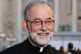  Bishop Lionel Gendron of Saint-Jean-Longueuil, Quebec, president of the Canadian Conference of Catholic Bishops.