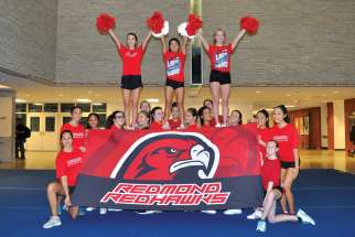 This is the first time in the school’s history that the cheer team has qualified to compete at the World School Cheerleading Championship. Team coach Maddalena Bitondo said the team’s faith and hard work have played a significant role in the team’s success.