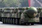 A Dongfeng-41 intercontinental strategic nuclear missiles group formation is seen in Beijing.