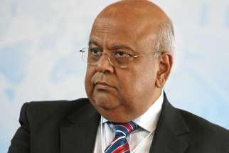 Pravin Gordhan, Minister of Finance of South Africa at the at the Annual Meeting 2012 of the World Economic Forum in Davos, Switzerland, January 27, 2012. South Africa&#039;s Jesuits warns that pursing charges against Gordhan might have serious economic consequences.