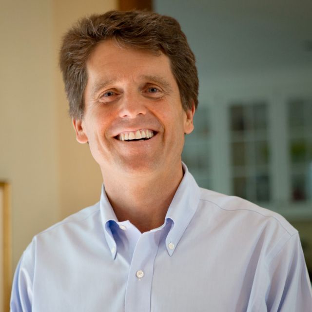 Mark Shriver, author of &quot;A Good Man: Rediscovering My Father, Sargent Shriver,&quot; poses for a photo at his home in Bethesda, Md., May 31. Sargent Shriver, a lifelong Catholic, was revered in the public square as the founding director of the Peace Corps and the architect of anti-poverty programs such as Vista, Head Start and Legal Services.
