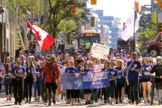 Hundreds participate in Ottawa’s first Freedom Walk to highlight efforts against human trafficking.