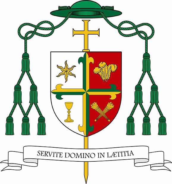 Bishop Camilleri's coat of arms.