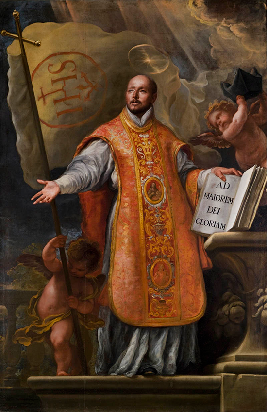 saint ignatius loyola claudio coello 17th century