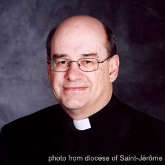 Most Reverend Pierre Morissette, Bishop of Saint-Jérôme and President of the Canadian Conference of Catholic Bishops