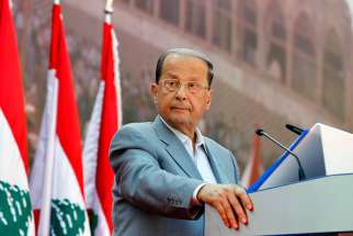 The Lebanese parliament elected 81-year-old Michel Aoun, pictured in 2015, as president Oct. 31, ending a two-and-a-half-year power vacuum.