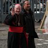 Canadian Cardinal Marc Ouellet smiled and waved to reporters as he strolled through St. Peter&#039;s Square