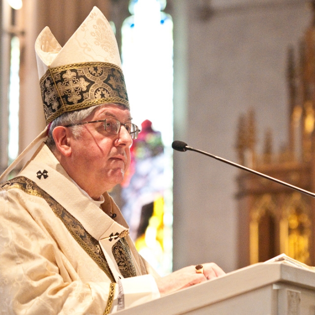 Archbishop Thomas Collins pointed out that Cardinal Ambrozic chose as his motto the ancient Christian proclamation: &#039;Jesus is Lord.&#039;
