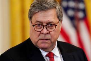 U.S. Attorney General William Barr is seen at the 2019 Prison Reform Summit in the East Room of the White House in Washington April 1. Barr ordered the reinstatement of the federal death penalty July 25 for the first time in 16 years.
