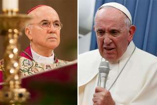 The former U.S. nuncio, Archbishop Vigano, has accused church officials, including Pope Francis, of failing to act on accusations of abuse by Archbishop Theodore E. McCarrick.