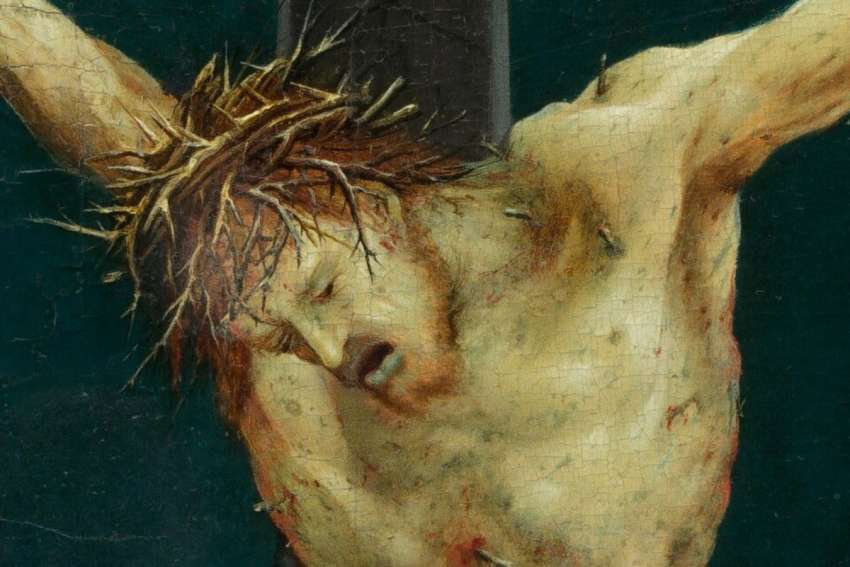A detail of Matthias Grunewald’s The Small Crucifixion.