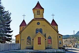 The former Holy Ghost Church in Coleman, Alta., is now owned by Kym Howse with her husband Doug. Howse is renovating it so that it can be used as a vacation home when she and her family are not living there.