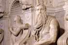 Moses, as depicted by Michelangelo, had a central role in God’s deliverance of the Israelites.