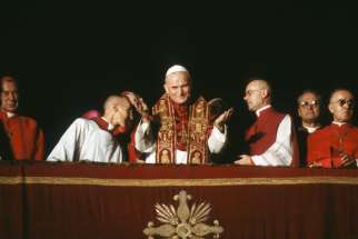 St. John Paul II appears on the balcony at St. Peter’s Basilica following his election to head the Church Oct. 16, 1978.