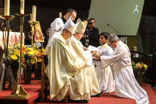 Fr. Robert Assaly is ordained in 2019 as Montreal’s first and only married Latin-rite priest.