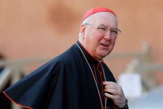 Pope Francis has named Cardinal Kevin J. Farrell, 71, the prefect of the Dicastery for Laity, the Family and Life, to serve as the camerlengo or chamberlain of the Holy Roman Church. Cardinal Farrell is pictured in a Sept. 9, 2018, photo.