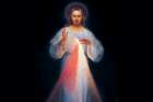The Divine Mercy, conceived by St. Faustina and painted by Eugeniusz Kazimirowski in 1934.