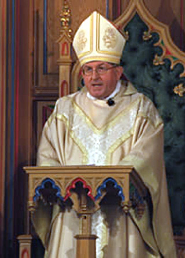 Archbishop Collins at his installation as chief shepherd of Toronto.
