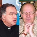 Fr. Tom Rosica, left, and Michael Coren