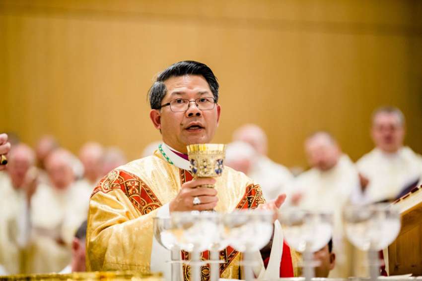 Bishop Vincent Long of Parramatta, Australia, who is a former refugee himself, says seeking asylum &quot;a basic human right.&quot;