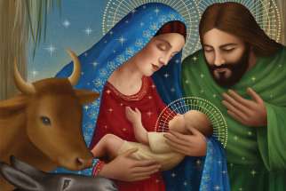 Sandra Dionisi’s Nativity was chosen for Canada Post’s 2020 Christmas stamps.