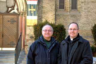 John Dalla Costa and Fr. Chris Valka hope to continue the parish’s reflection on ecology beyond the Lenten season. 