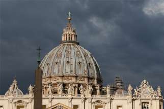 St. Peter&#039;s Basilica is seen at the Vatican in this Oct. 9, 2017, file photo.