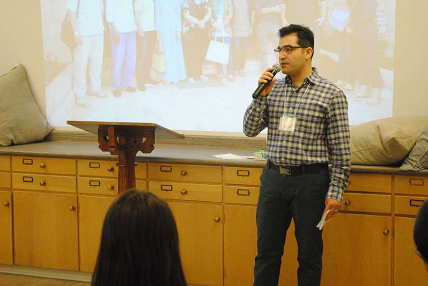 At the annual Youth for Others Day, Loua Almously shared his story as a Syrian refugee living in Jordan for two and a half years.