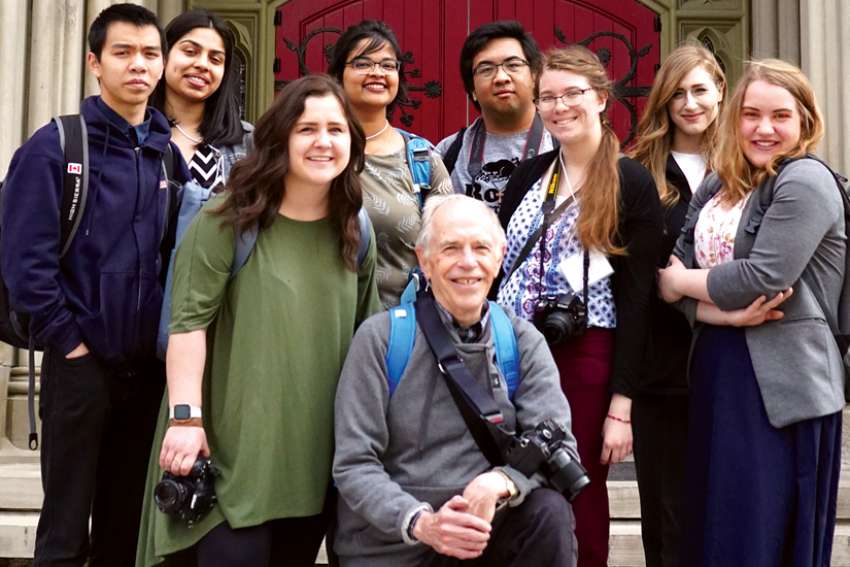 On May 18, photographer Bill Wittman led the team on a photo expedition to St. Michael’s Cathedral Basilica in downtown Toronto.