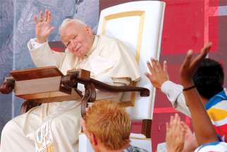 Pope John Paul II, seen in this Register file shot at World Youth Day 2002 in Toronto, offered the world his extraordinary Theology of the Body.