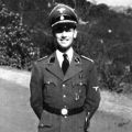 Erich Priebke, Nazi commander in service at the German embassy in Rome during WWII.