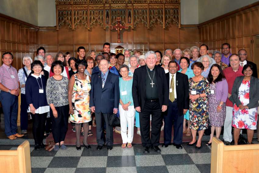 Cardinal Thomas Collins paid tribute to members of the Legacy Society at its annual gathering.