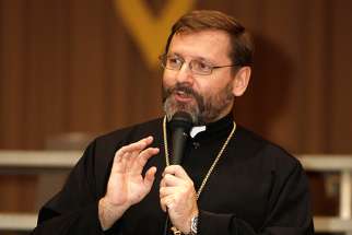 Archbishop Sviatoslav Shevchuk, major archbishop of the Ukrainian Catholic Church