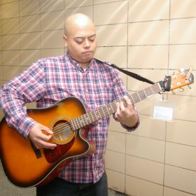 Benjamin “Lex” Tan shares his talents with people making the daily commute on Toronto’s subway system. Tan is one of 74 musicians who auditioned for the busker position to entertain Toronto commuters.